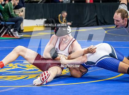 Thumbnail 2 in NYSPHSAA Wrestling D2 Rat tail and Round 1 (99lbs to 145lbs) photogallery.