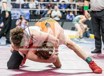 Thumbnail 3 in NYSPHSAA Wrestling D2 Rat tail and Round 1 (99lbs to 145lbs) photogallery.