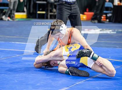 Thumbnail 2 in NYSPHSAA Wrestling D2 Rat tail and Round 1 (99lbs to 145lbs) photogallery.
