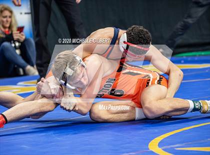 Thumbnail 2 in NYSPHSAA Wrestling D2 Rat tail and Round 1 (99lbs to 145lbs) photogallery.