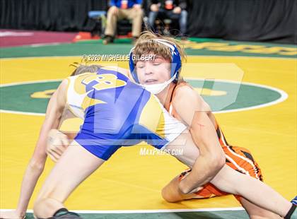 Thumbnail 1 in NYSPHSAA Wrestling D2 Rat tail and Round 1 (99lbs to 145lbs) photogallery.