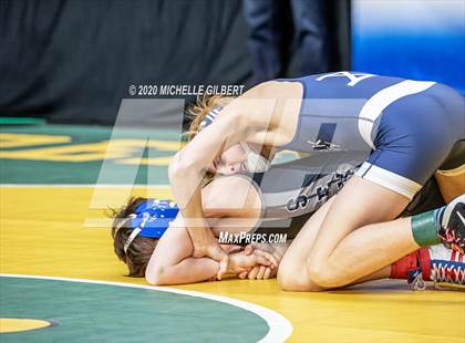 Thumbnail 3 in NYSPHSAA Wrestling D2 Rat tail and Round 1 (99lbs to 145lbs) photogallery.