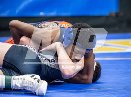 Thumbnail 2 in NYSPHSAA Wrestling D2 Rat tail and Round 1 (99lbs to 145lbs) photogallery.