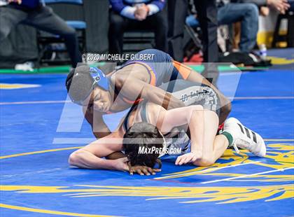Thumbnail 1 in NYSPHSAA Wrestling D2 Rat tail and Round 1 (99lbs to 145lbs) photogallery.