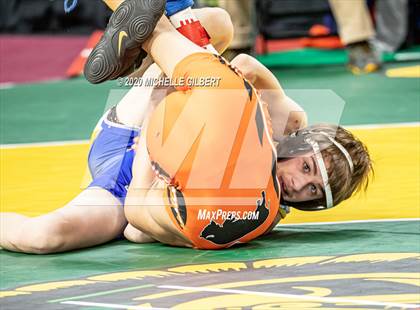 Thumbnail 2 in NYSPHSAA Wrestling D2 Rat tail and Round 1 (99lbs to 145lbs) photogallery.