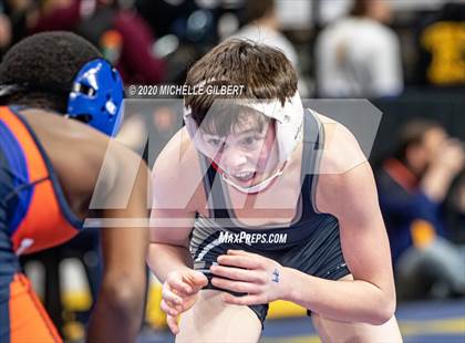 Thumbnail 3 in NYSPHSAA Wrestling D2 Rat tail and Round 1 (99lbs to 145lbs) photogallery.