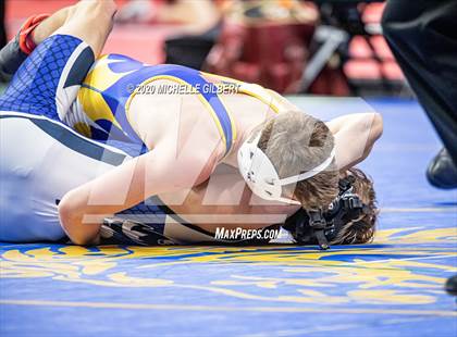 Thumbnail 3 in NYSPHSAA Wrestling D2 Rat tail and Round 1 (99lbs to 145lbs) photogallery.