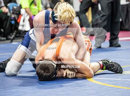 Thumbnail 1 in NYSPHSAA Wrestling D2 Rat tail and Round 1 (99lbs to 145lbs) photogallery.