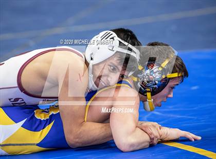 Thumbnail 3 in NYSPHSAA Wrestling D2 Rat tail and Round 1 (99lbs to 145lbs) photogallery.