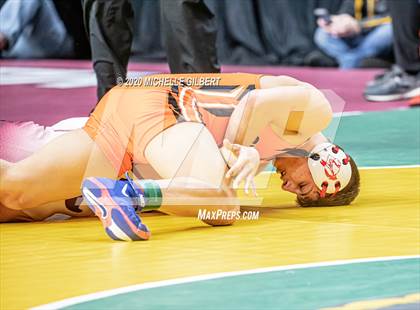 Thumbnail 3 in NYSPHSAA Wrestling D2 Rat tail and Round 1 (99lbs to 145lbs) photogallery.