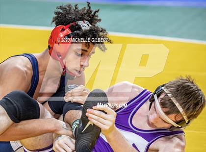 Thumbnail 3 in NYSPHSAA Wrestling D2 Rat tail and Round 1 (99lbs to 145lbs) photogallery.