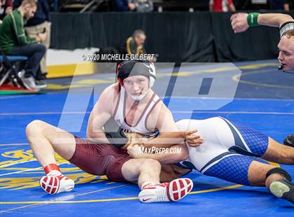 Thumbnail 3 in NYSPHSAA Wrestling D2 Rat tail and Round 1 (99lbs to 145lbs) photogallery.
