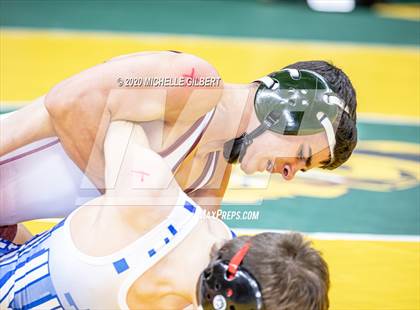 Thumbnail 3 in NYSPHSAA Wrestling D2 Rat tail and Round 1 (99lbs to 145lbs) photogallery.