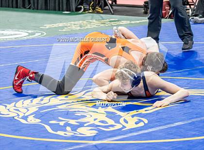 Thumbnail 2 in NYSPHSAA Wrestling D2 Rat tail and Round 1 (99lbs to 145lbs) photogallery.
