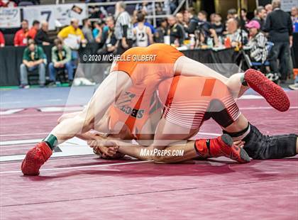 Thumbnail 1 in NYSPHSAA Wrestling D2 Rat tail and Round 1 (99lbs to 145lbs) photogallery.