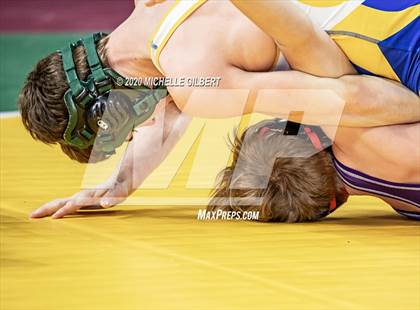 Thumbnail 3 in NYSPHSAA Wrestling D2 Rat tail and Round 1 (99lbs to 145lbs) photogallery.