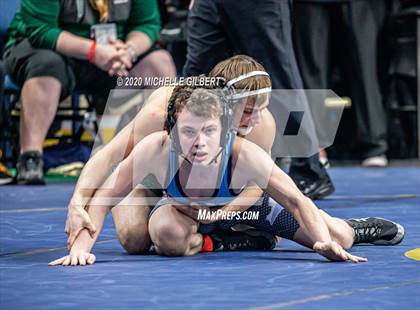Thumbnail 3 in NYSPHSAA Wrestling D2 Rat tail and Round 1 (99lbs to 145lbs) photogallery.