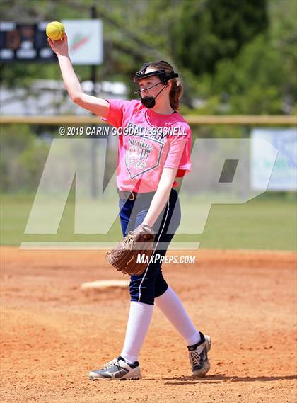 Thumbnail 2 in Amelia County vs Washington (DH Conley Easter Tournament) photogallery.
