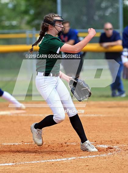 Thumbnail 2 in Amelia County vs Washington (DH Conley Easter Tournament) photogallery.