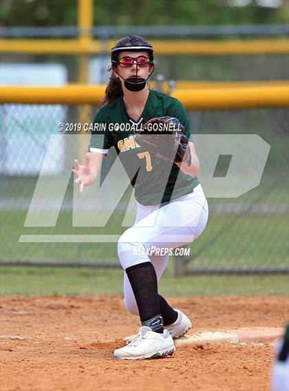 Thumbnail 3 in Amelia County vs Washington (DH Conley Easter Tournament) photogallery.