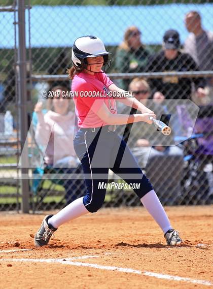 Thumbnail 2 in Amelia County vs Washington (DH Conley Easter Tournament) photogallery.