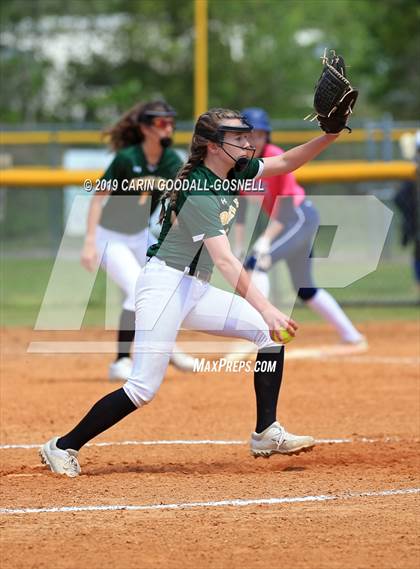 Thumbnail 2 in Amelia County vs Washington (DH Conley Easter Tournament) photogallery.