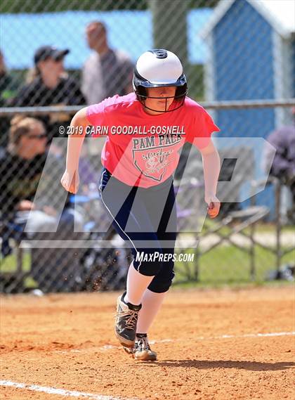 Thumbnail 2 in Amelia County vs Washington (DH Conley Easter Tournament) photogallery.
