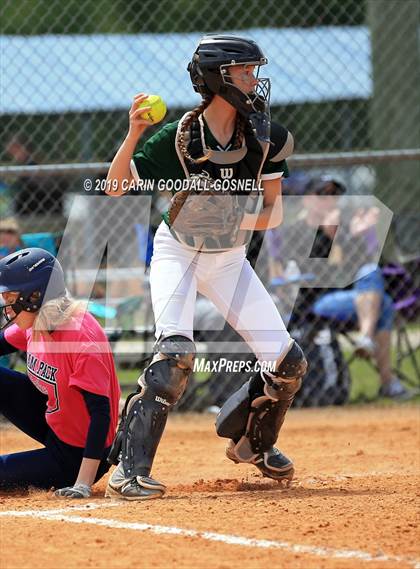 Thumbnail 3 in Amelia County vs Washington (DH Conley Easter Tournament) photogallery.