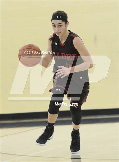 Thumbnail 3 in Jonathan Alder vs Amanda-Clearcreek (Teays Valley Jeff Sheets Holiday Classic) photogallery.