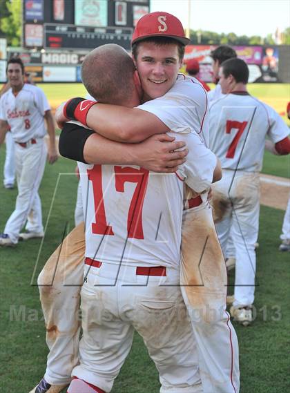 Thumbnail 3 in Fuquay-Varina vs. South Mecklenburg (NCHSAA 4A Final - Game 3) photogallery.