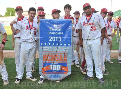 Thumbnail 3 in Fuquay-Varina vs. South Mecklenburg (NCHSAA 4A Final - Game 3) photogallery.