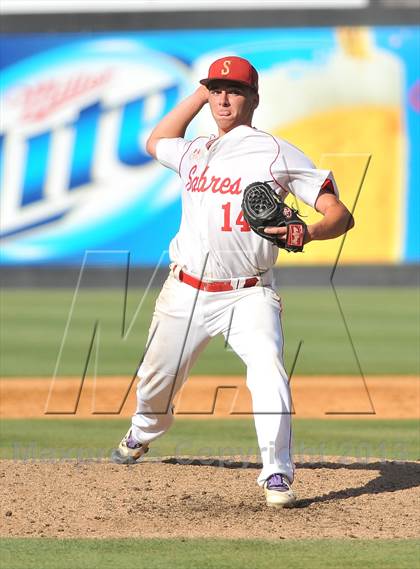 Thumbnail 2 in Fuquay-Varina vs. South Mecklenburg (NCHSAA 4A Final - Game 3) photogallery.