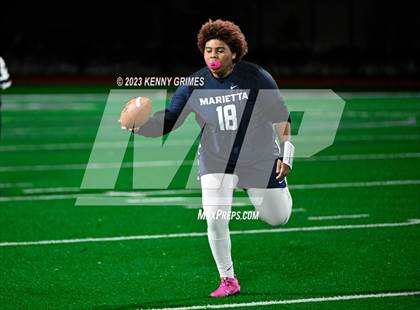 Thumbnail 1 in Blessed Trinity vs. Marietta (GHSA Division 3 Round 2) photogallery.
