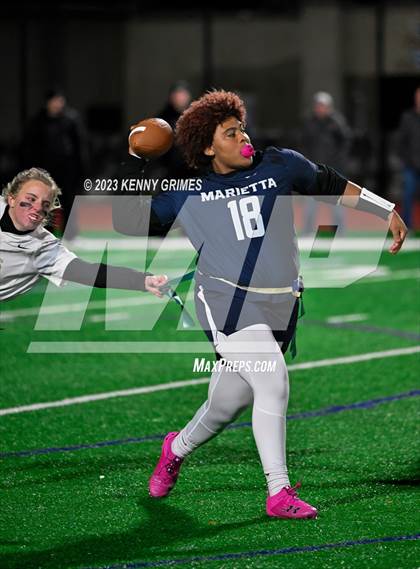 Thumbnail 1 in Blessed Trinity vs. Marietta (GHSA Division 3 Round 2) photogallery.