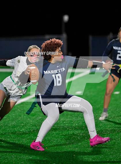 Thumbnail 1 in Blessed Trinity vs. Marietta (GHSA Division 3 Round 2) photogallery.