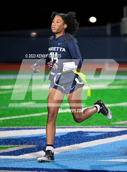 Thumbnail 2 in Blessed Trinity vs. Marietta (GHSA Division 3 Round 2) photogallery.