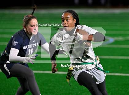 Thumbnail 3 in Blessed Trinity vs. Marietta (GHSA Division 3 Round 2) photogallery.