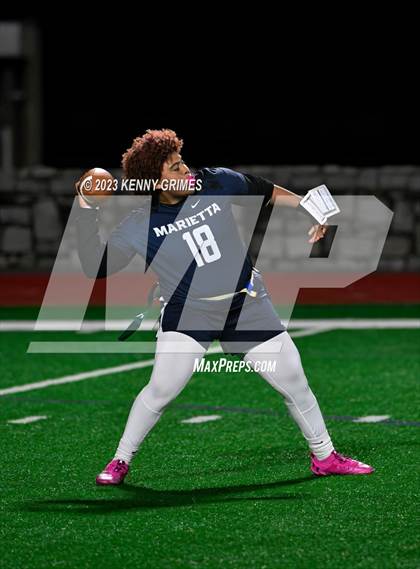 Thumbnail 2 in Blessed Trinity vs. Marietta (GHSA Division 3 Round 2) photogallery.