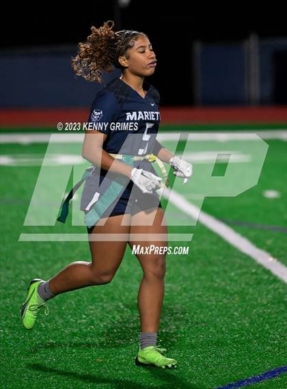 Thumbnail 2 in Blessed Trinity vs. Marietta (GHSA Division 3 Round 2) photogallery.