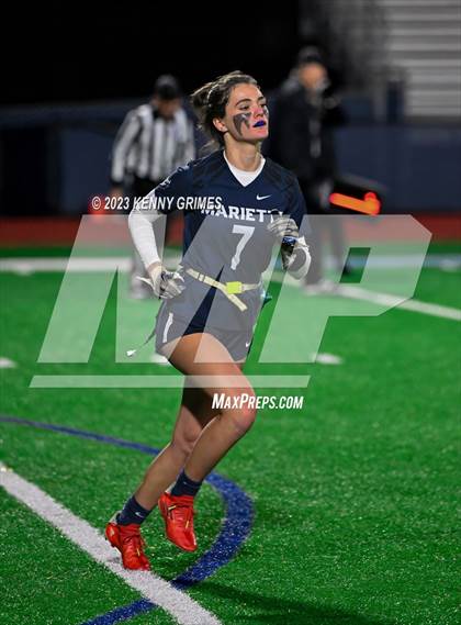 Thumbnail 2 in Blessed Trinity vs. Marietta (GHSA Division 3 Round 2) photogallery.