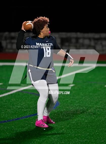 Thumbnail 3 in Blessed Trinity vs. Marietta (GHSA Division 3 Round 2) photogallery.
