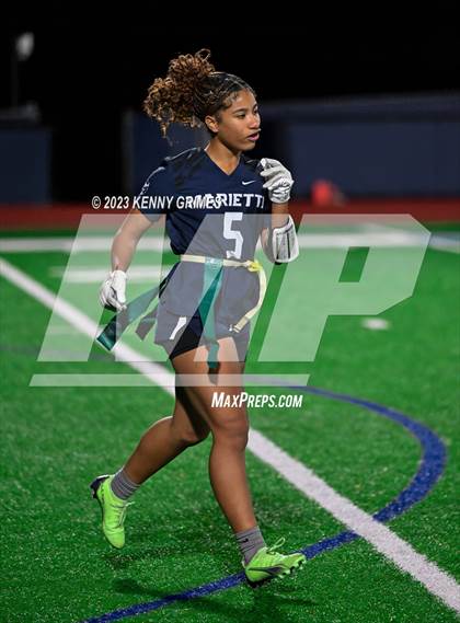 Thumbnail 3 in Blessed Trinity vs. Marietta (GHSA Division 3 Round 2) photogallery.