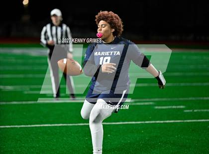Thumbnail 2 in Blessed Trinity vs. Marietta (GHSA Division 3 Round 2) photogallery.