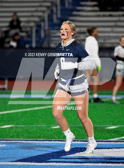 Thumbnail 3 in Blessed Trinity vs. Marietta (GHSA Division 3 Round 2) photogallery.