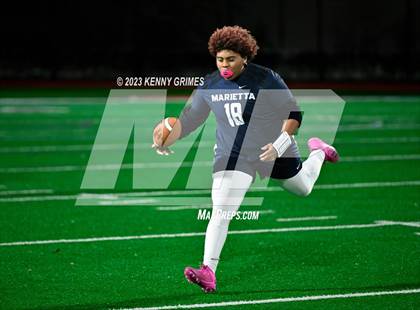 Thumbnail 3 in Blessed Trinity vs. Marietta (GHSA Division 3 Round 2) photogallery.