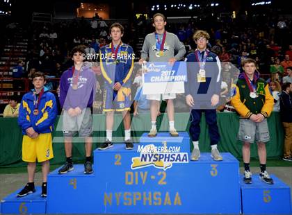 Thumbnail 3 in NYSPHSAA Wrestling Championships (Div.2 - 126 lb. Champ) photogallery.