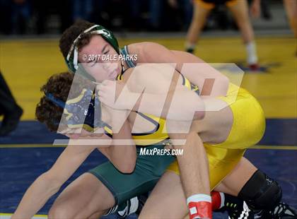 Thumbnail 3 in NYSPHSAA Wrestling Championships (Div.2 - 126 lb. Champ) photogallery.