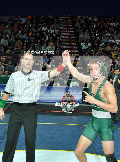 Thumbnail 1 in NYSPHSAA Wrestling Championships (Div.2 - 126 lb. Champ) photogallery.