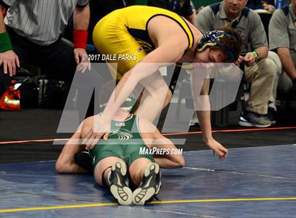Thumbnail 2 in NYSPHSAA Wrestling Championships (Div.2 - 126 lb. Champ) photogallery.