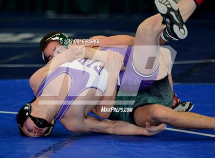 Thumbnail 3 in NYSPHSAA Wrestling Championships (Div.2 - 126 lb. Champ) photogallery.